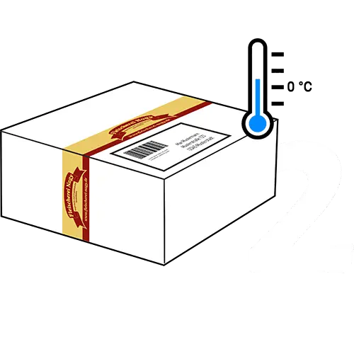 gekühltes Paket